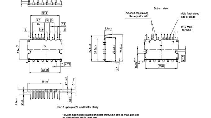 PG-MDIP-24-81_Package Outline