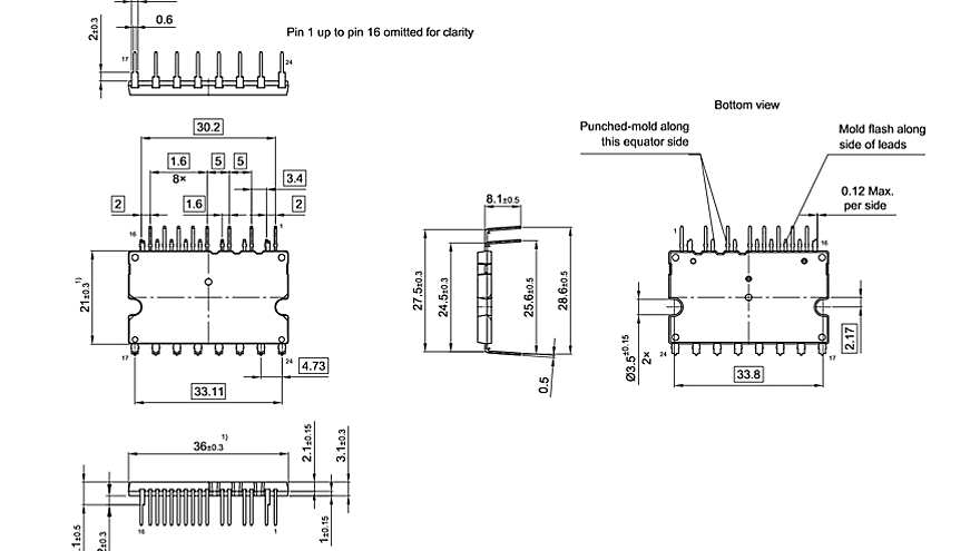 PG-MDIP-24-81_Package Outline