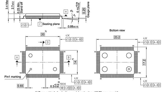 PG-MQFP-100-2_Package Outline