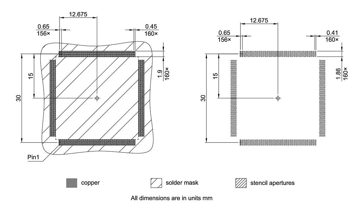 PG-MQFP-160-800_Footprint Drawing