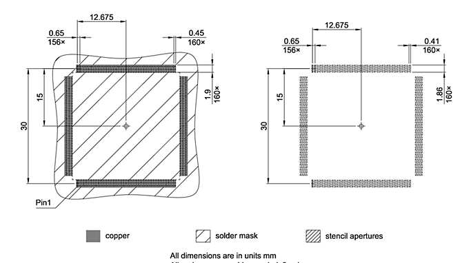 PG-MQFP-160-800_Footprint Drawing