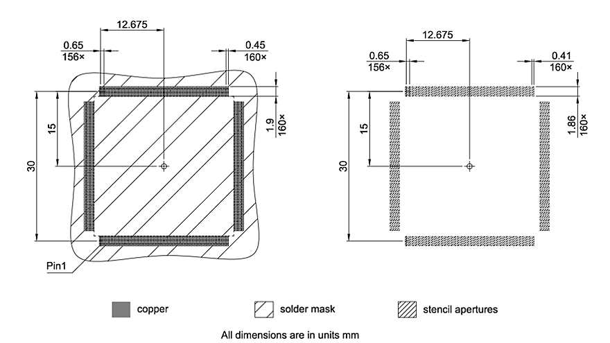 PG-MQFP-160-800_Footprint Drawing