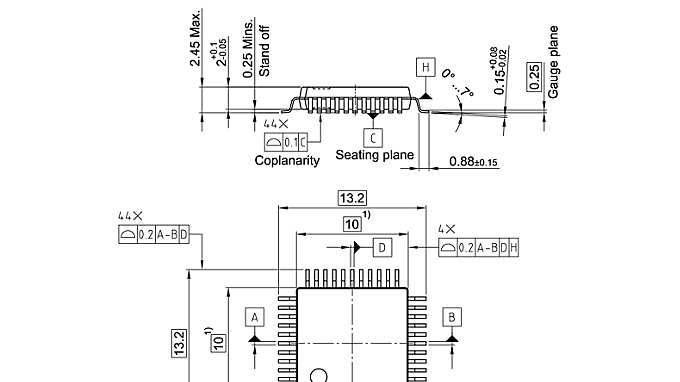PG-MQFP-44-2_Package Outline