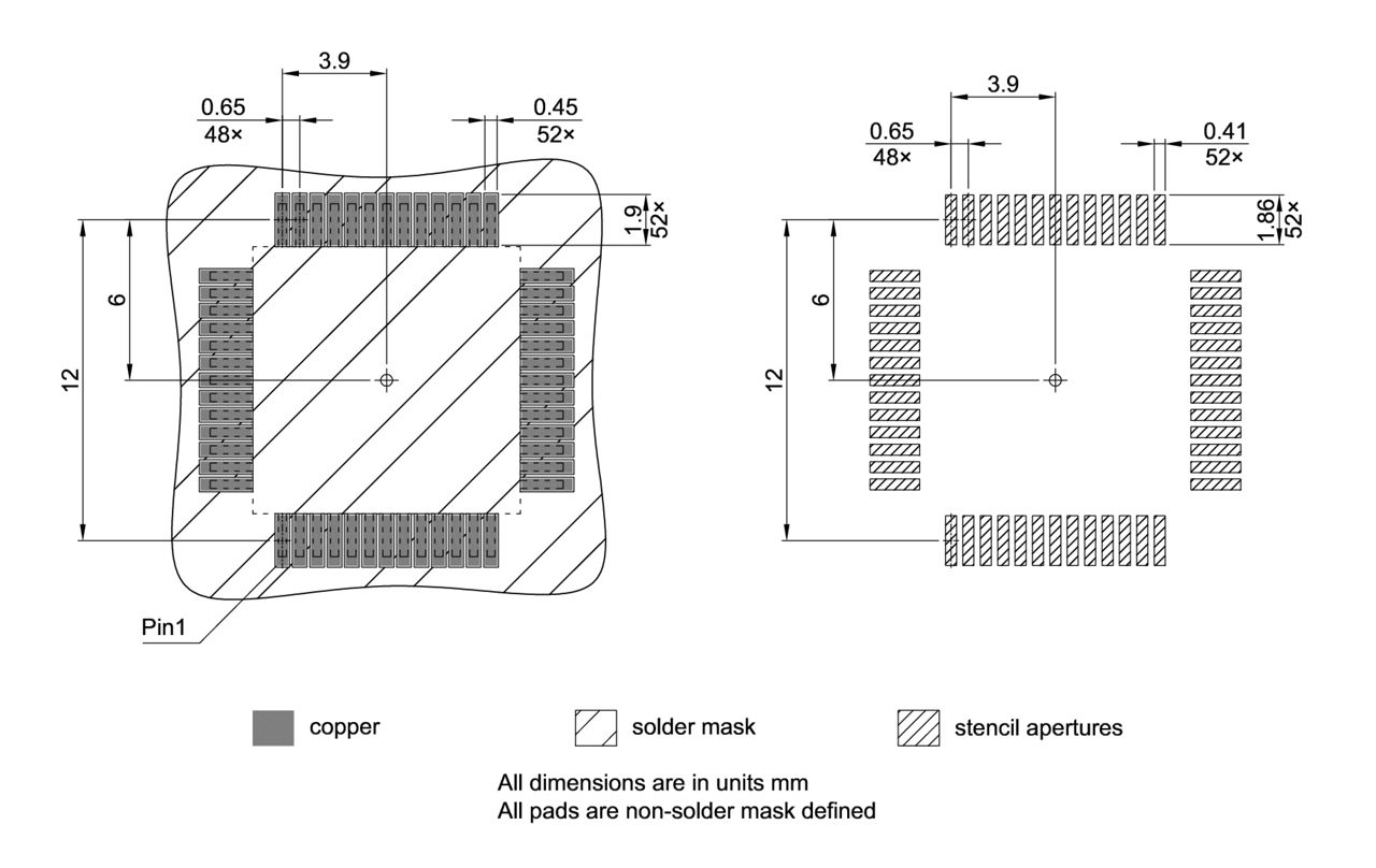 PG-MQFP-52-800_Footprint Drawing