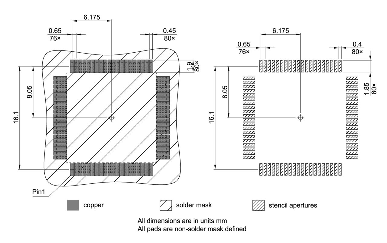 PG-MQFP-80-7_Footprint Drawing