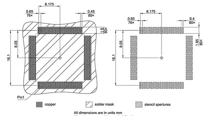 PG-MQFP-80-7_Footprint Drawing