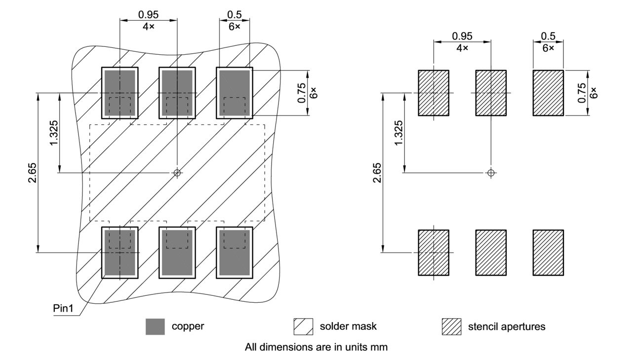 PG-SC74-6-3_Footprint Drawing