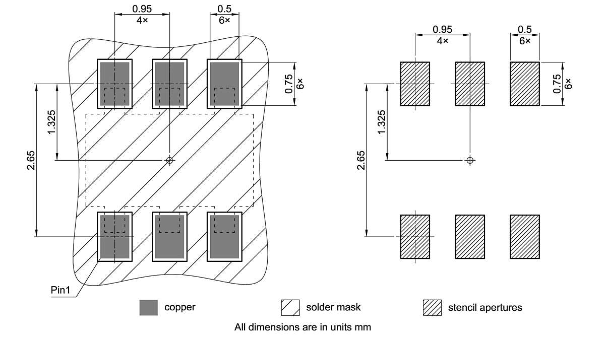 PG-SC74-6-3_Footprint Drawing