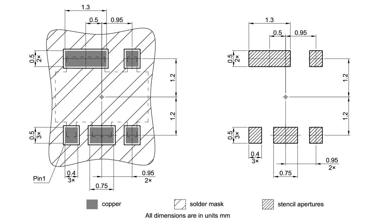 PG-SCT595-5-1_Footprint Drawing