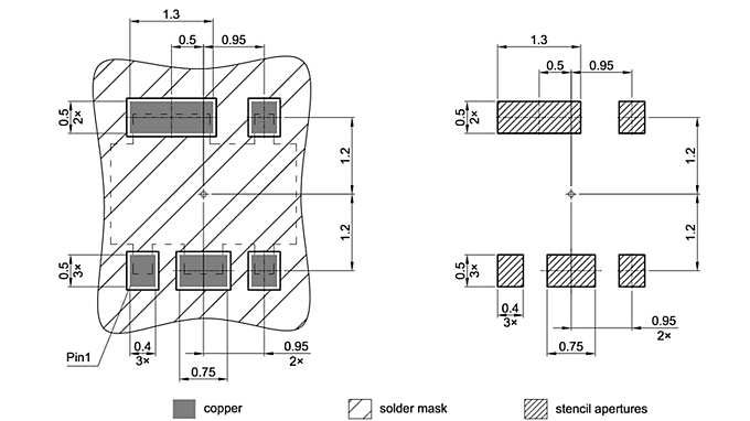 PG-SCT595-5-1_Footprint Drawing