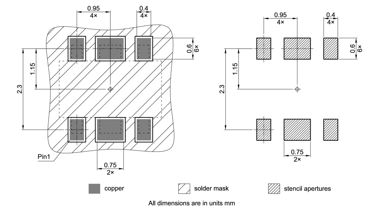 PG-SCT595-6-1_Footprint Drawing