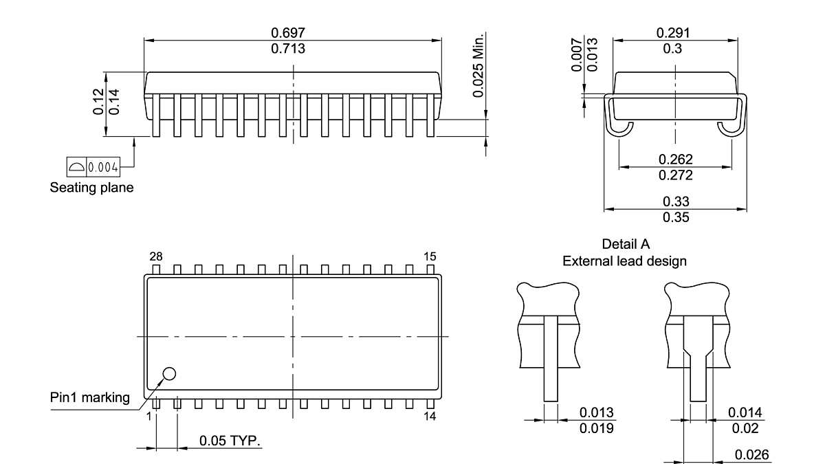 PG-SOJ-28-800_Package Outline