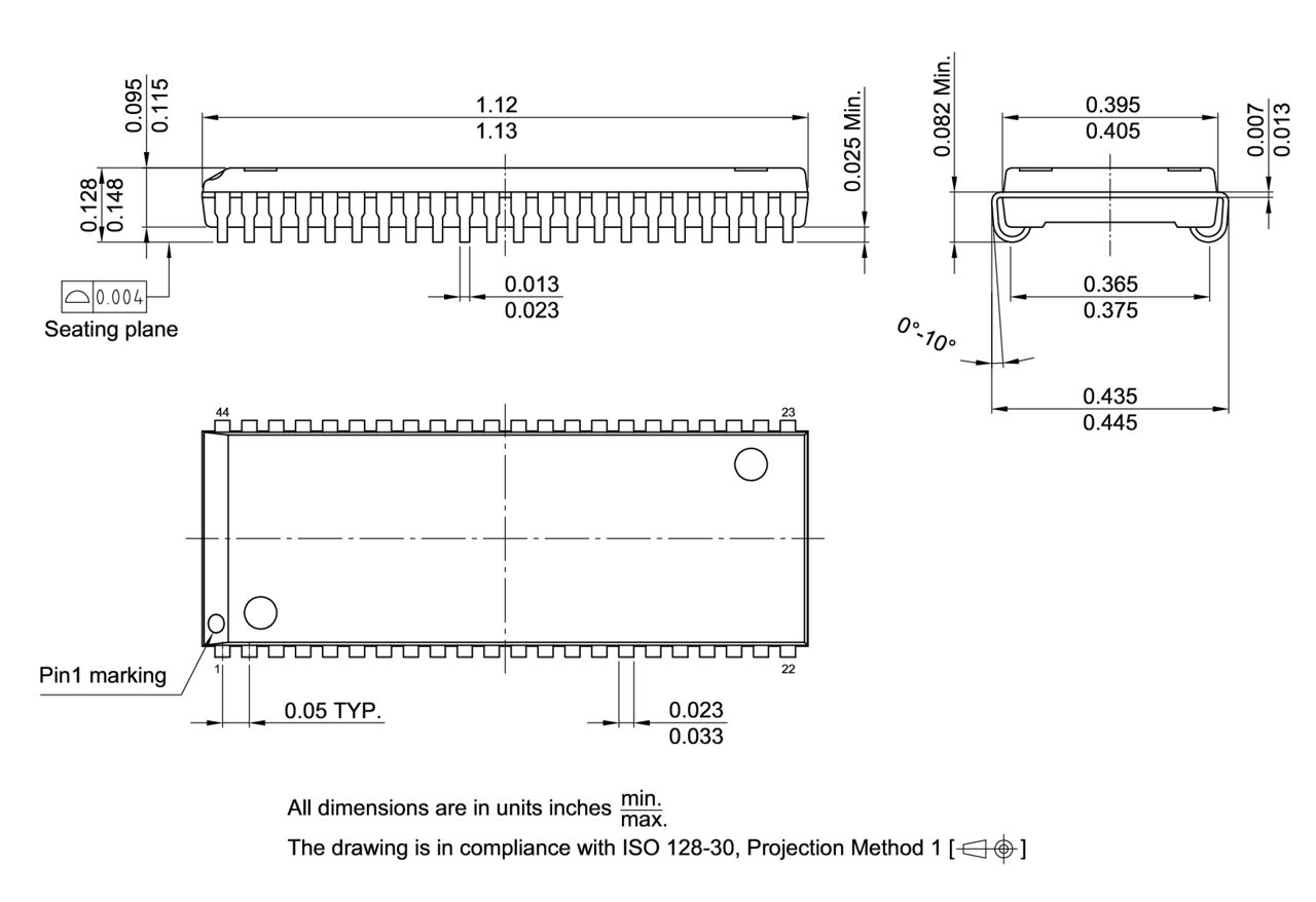 PG-SOJ-44-800_Package Outline