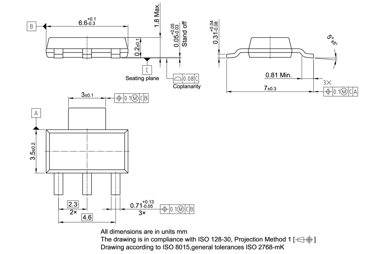 PG-SOT223-3-905_Package Outline