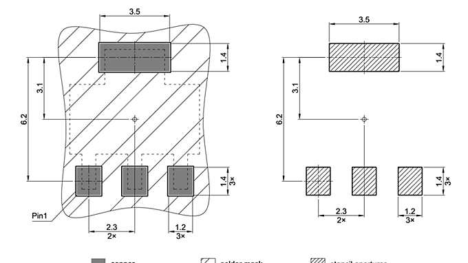 PG-SOT223-4-10_Footprint Drawing