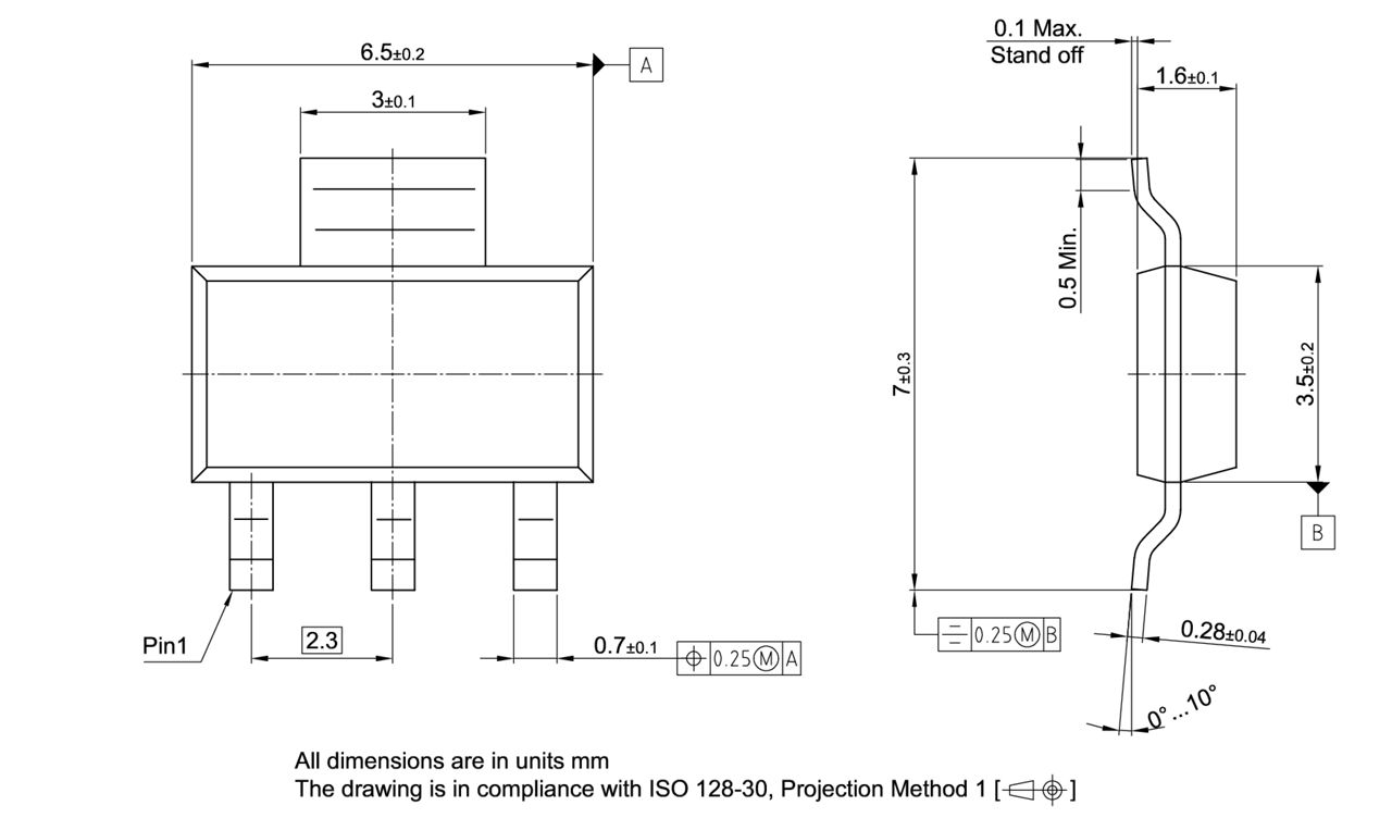 PG-SOT223-4-23_Package Outline