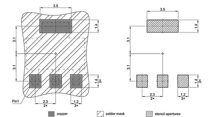 PG-SOT223-4-27_Footprint Drawing