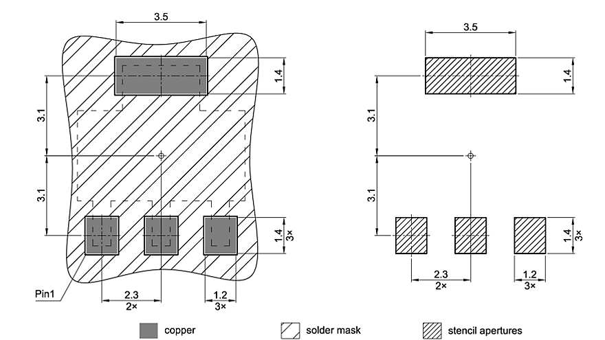 PG-SOT223-4-27_Footprint Drawing
