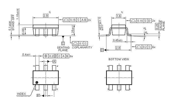 PG-SOT23-6-3_Package Outline