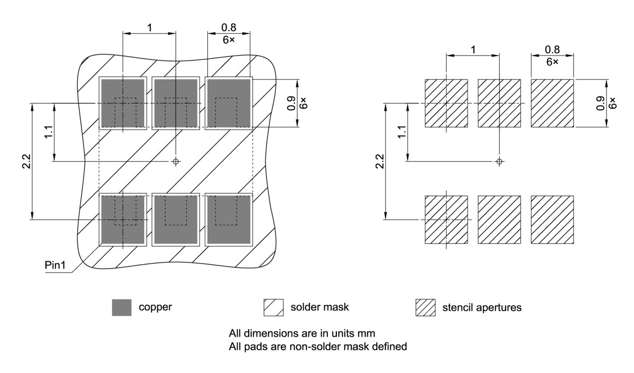 PG-SOT23-6-4_Footprint Drawing