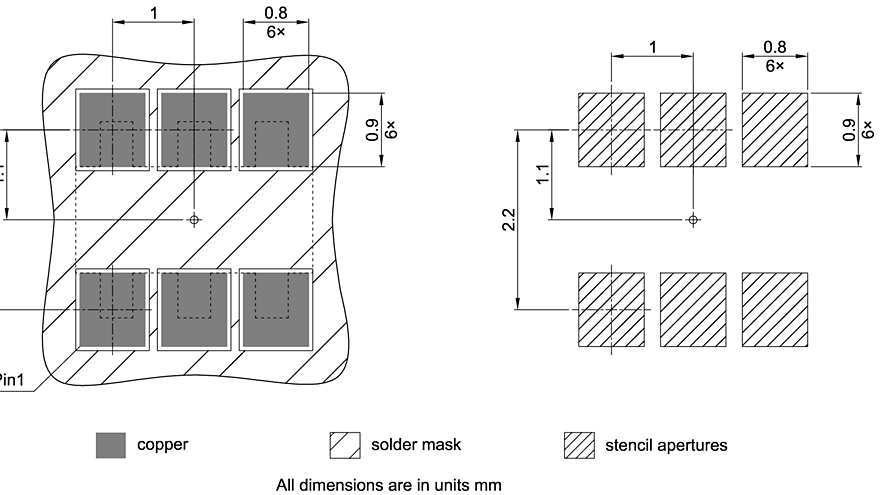 PG-SOT23-6-4_Footprint Drawing