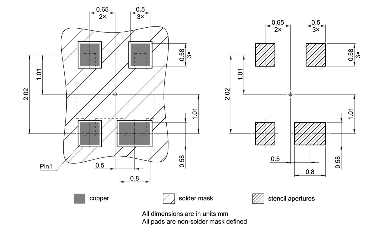 PG-SOT343-4-3_Footprint Drawing