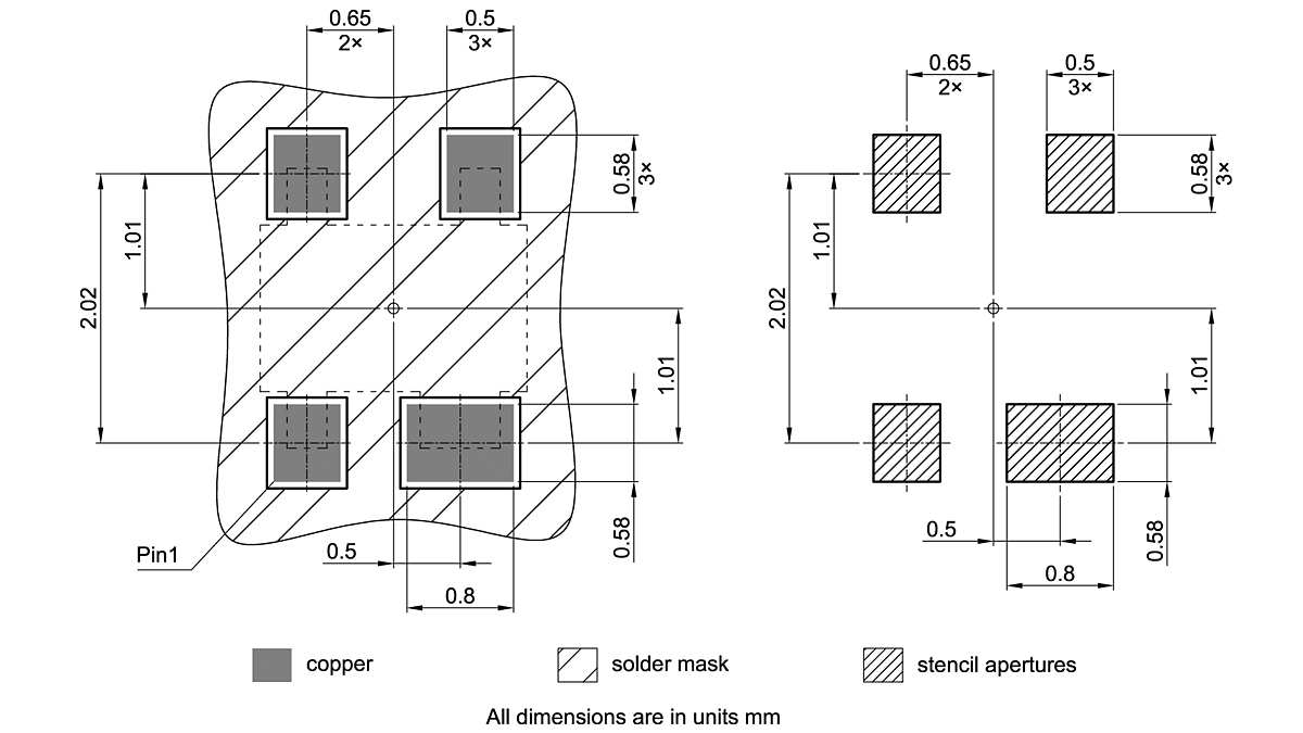 PG-SOT343-4-3_Footprint Drawing