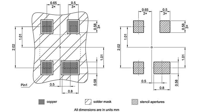 PG-SOT343-4-3_Footprint Drawing