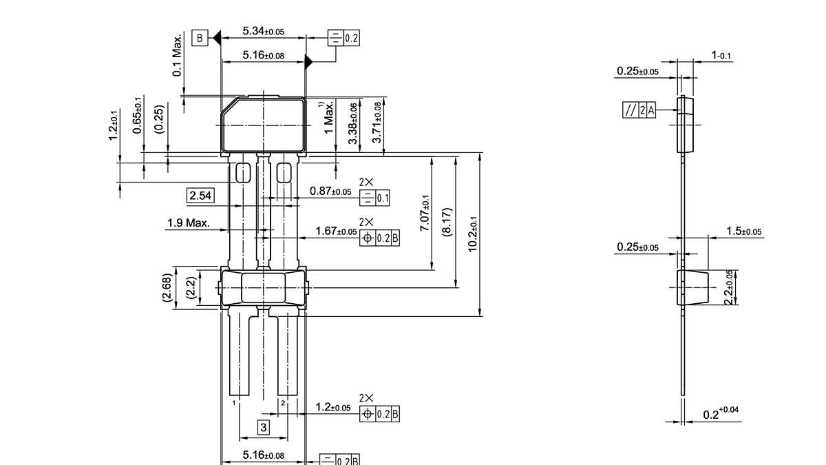 PG-SSO-2-4_Package Outline
