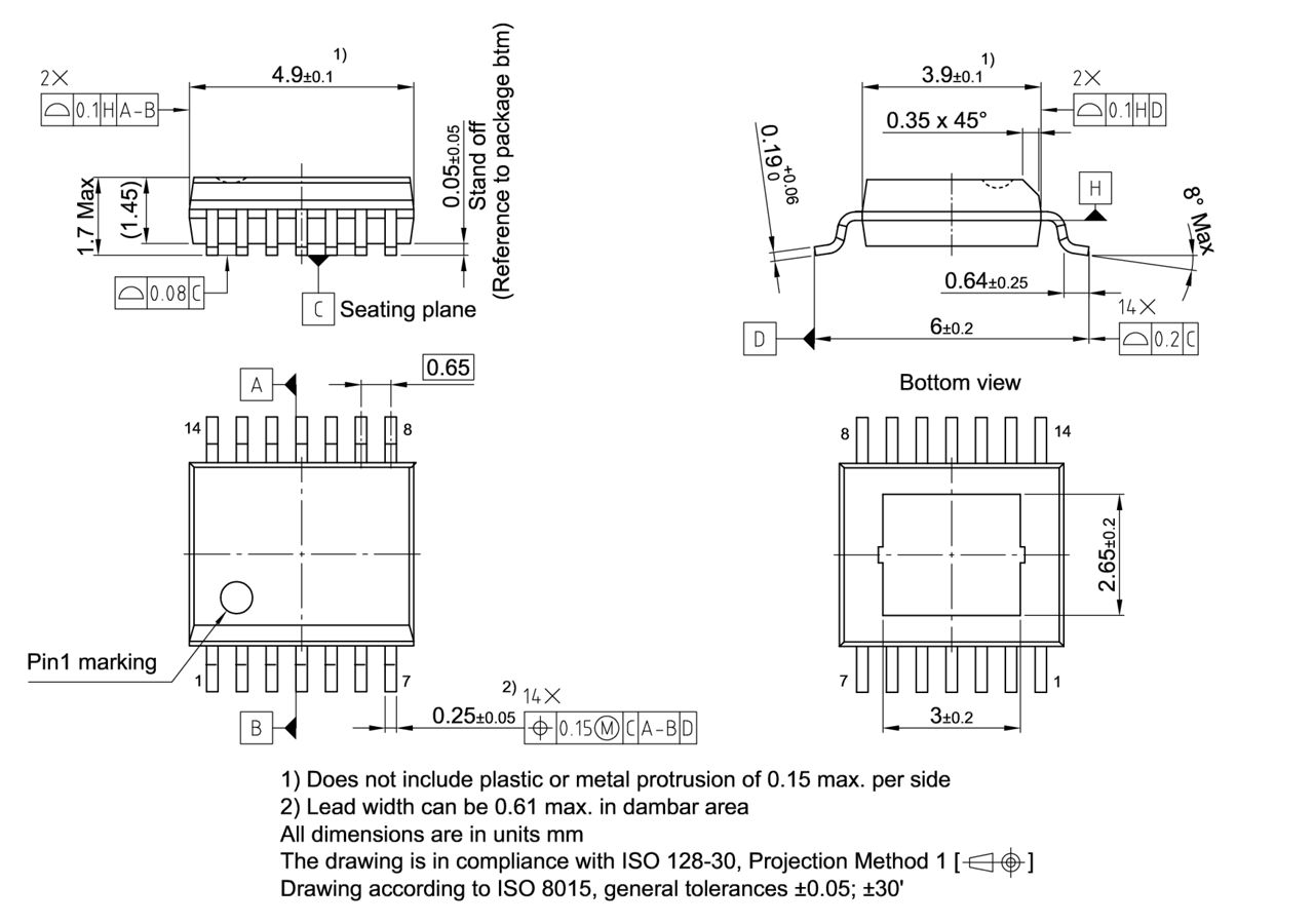 PG-SSOP-14-2_Package Outline