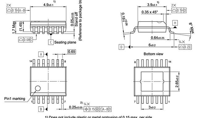 PG-SSOP-14-2_Package Outline