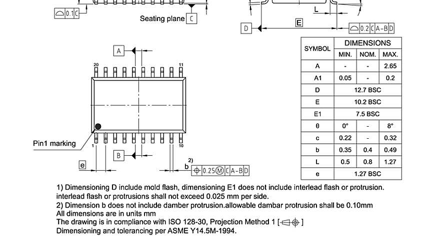 PG-SSOP-20-800_Package Outline