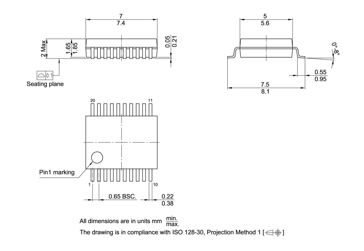 PG-SSOP-20-801_Package Outline