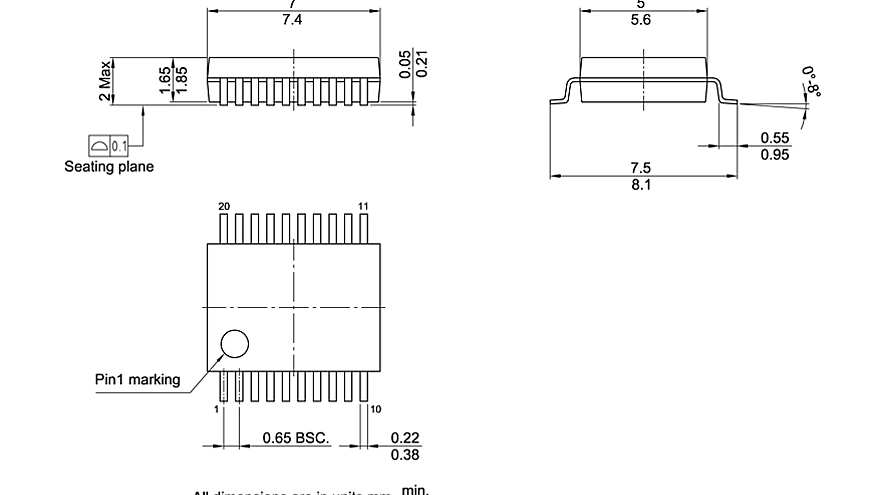 PG-SSOP-20-801_Package Outline
