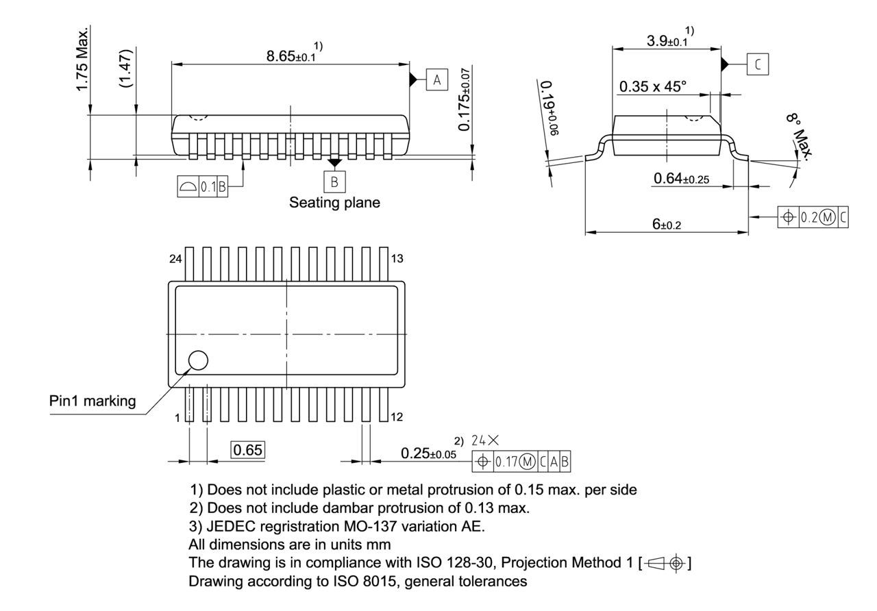 PG-SSOP-24-5_Package Outline