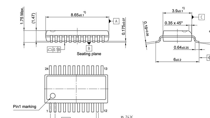 PG-SSOP-24-7_Package Outline