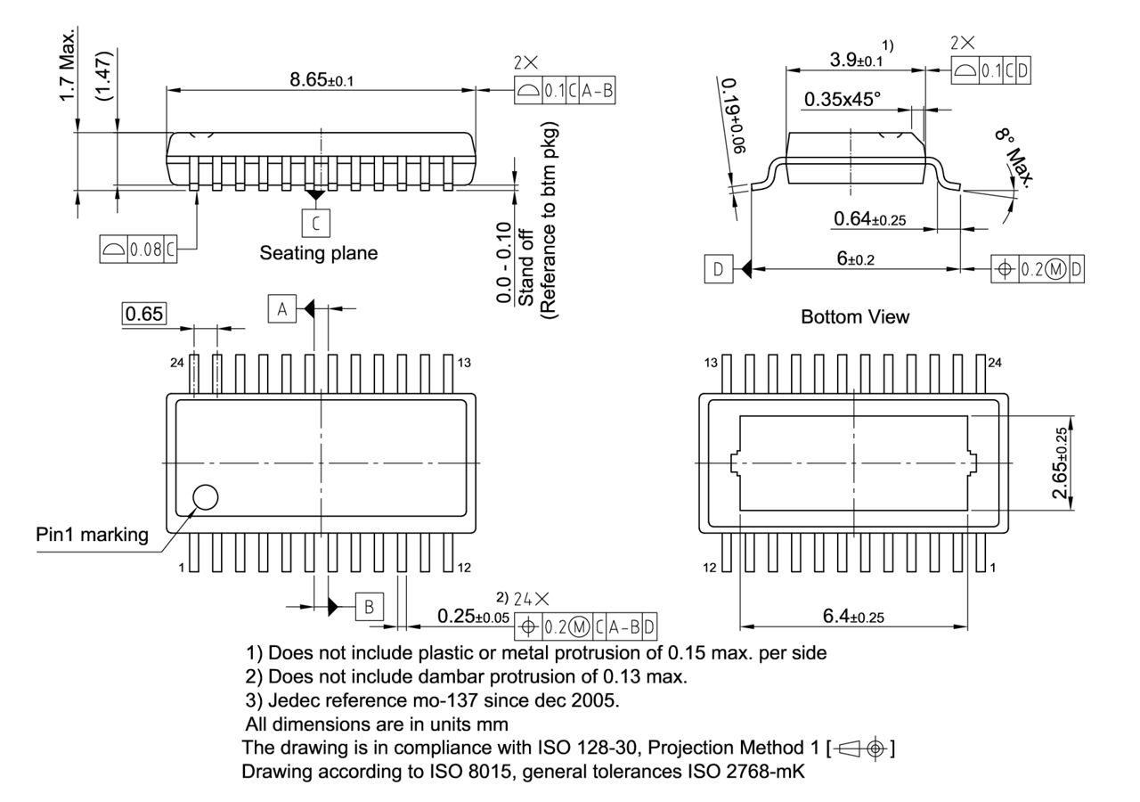 PG-SSOP-24-9_Package Outline