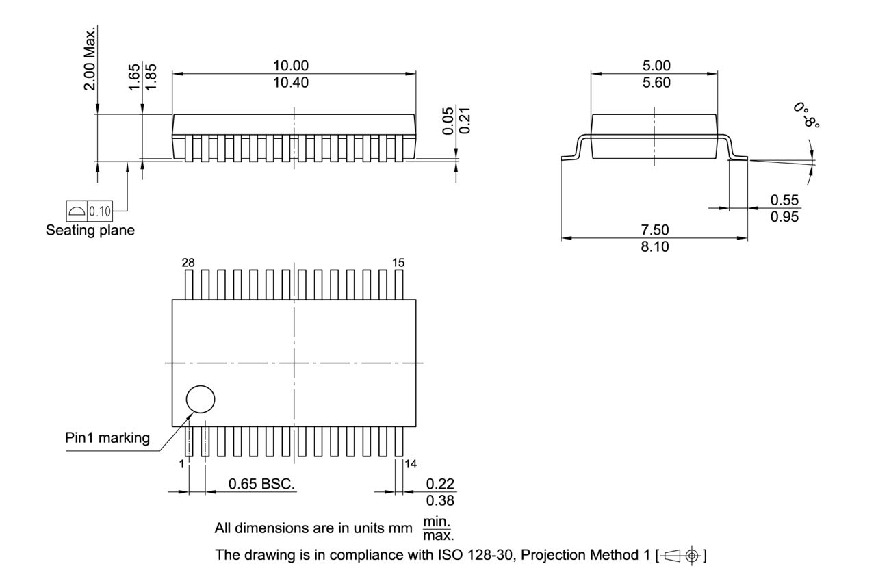 PG-SSOP-28-800_Package Outline