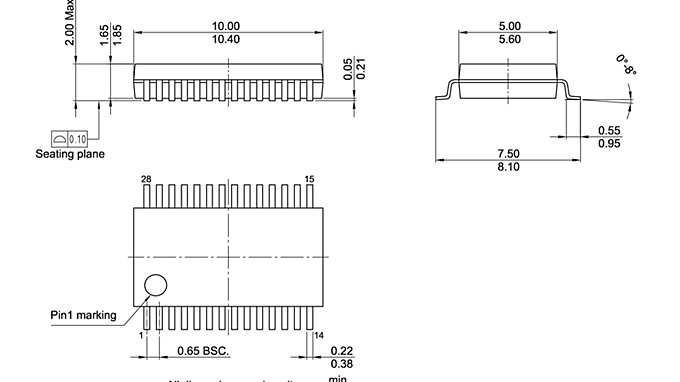 PG-SSOP-28-800_Package Outline