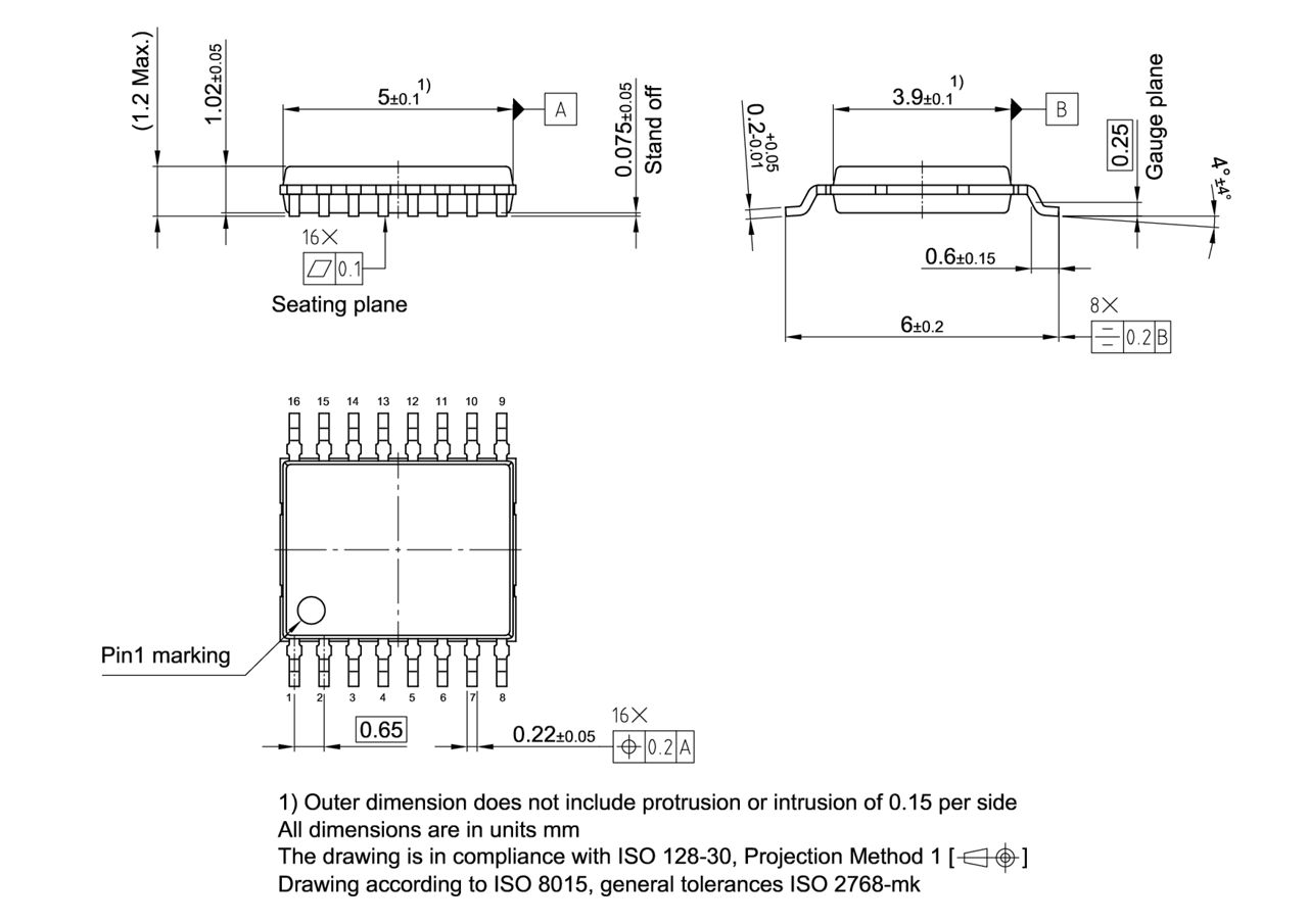 PG-TDSO-16-10_Package Outline