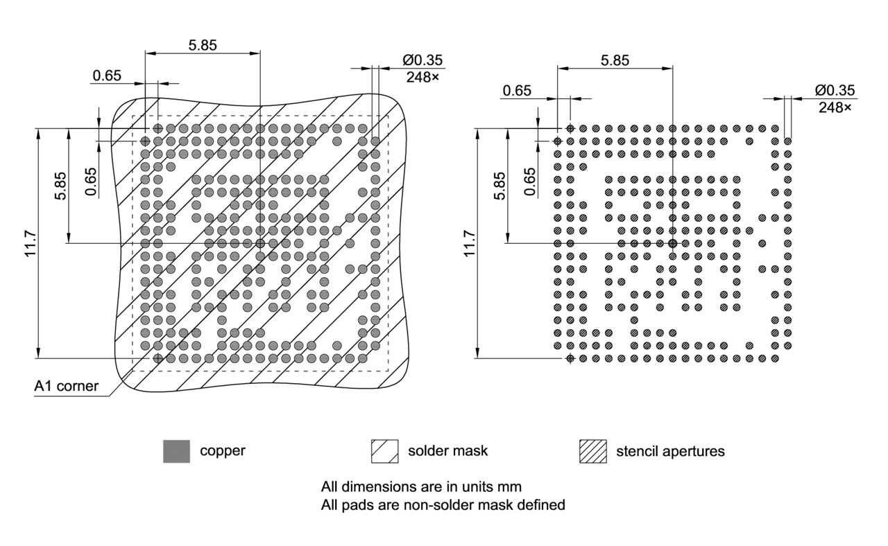 PG-TF2BGA-248-800_Footprint Drawing