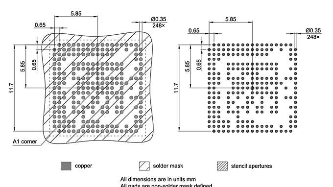 PG-TF2BGA-248-800_Footprint Drawing