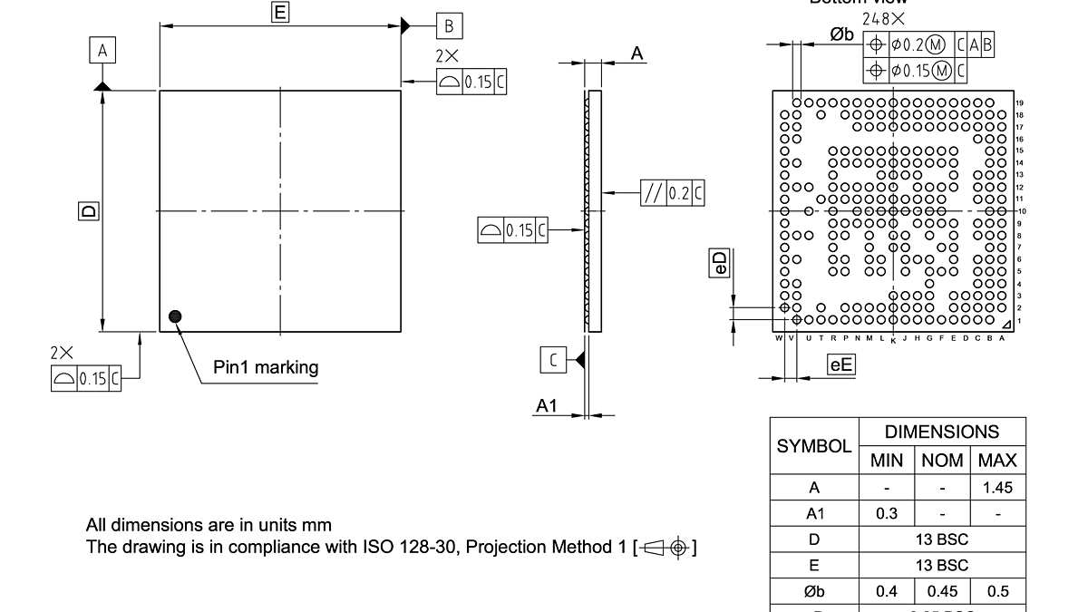 PG-TF2BGA-248-800_Package Outline