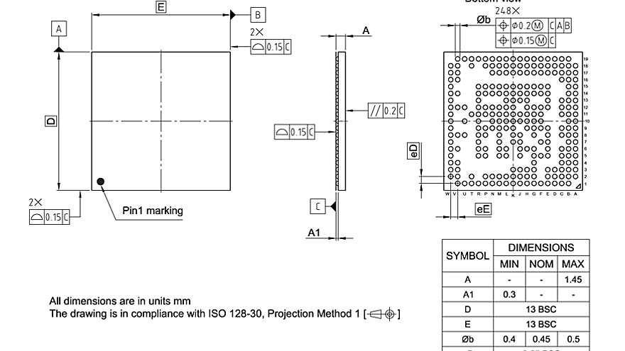 PG-TF2BGA-248-800_Package Outline