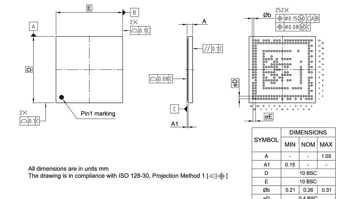 PG-TF2BGA-252-800_Package Outline