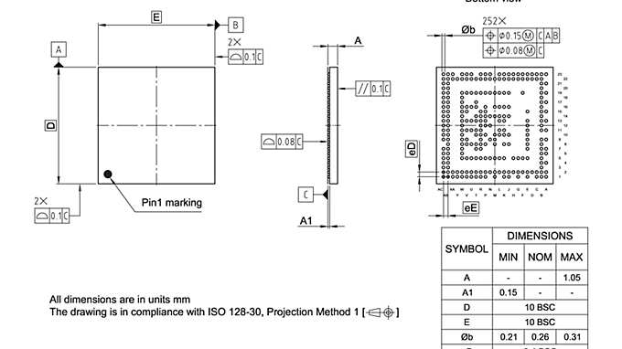 PG-TF2BGA-252-800_Package Outline
