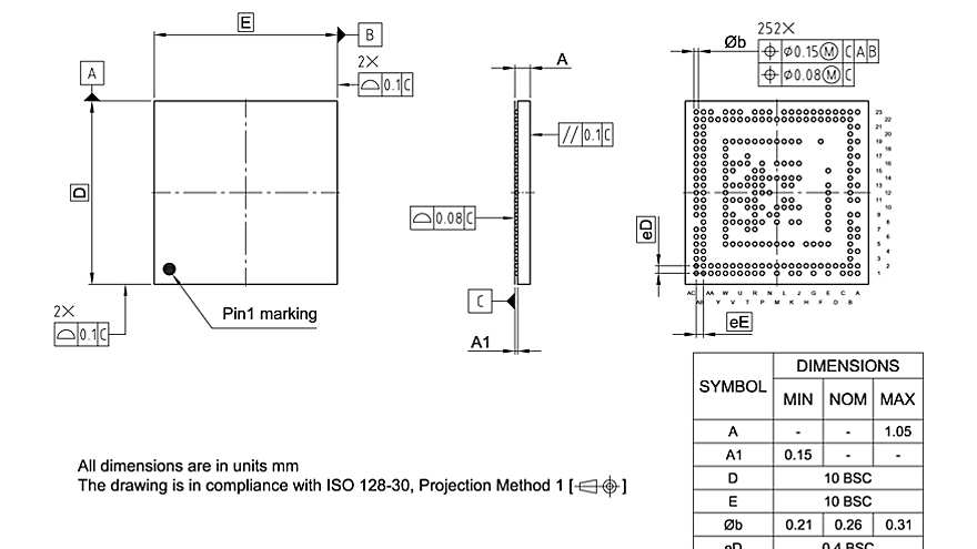PG-TF2BGA-252-801_Package Outline