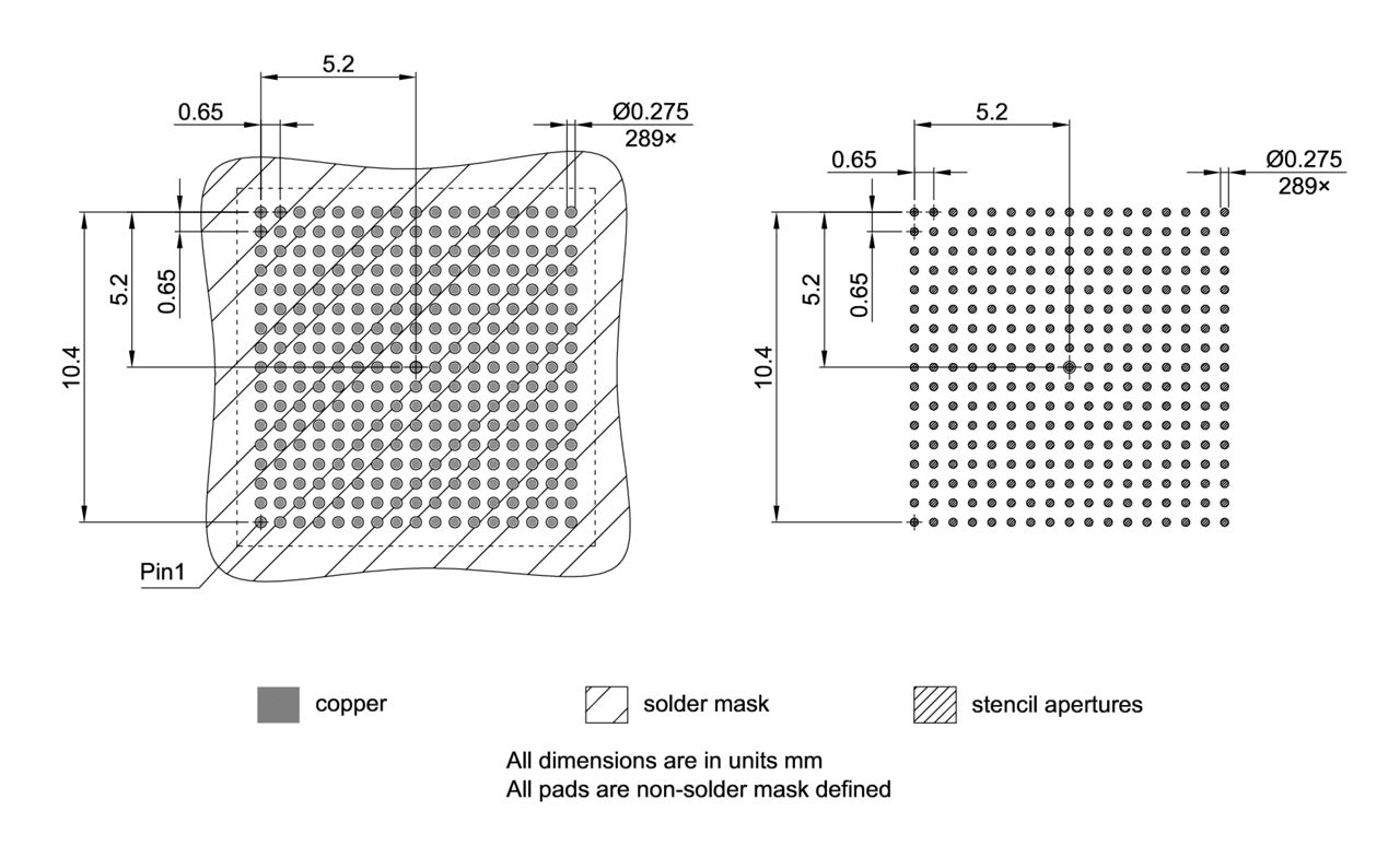 PG-TF2BGA-289-800_Footprint Drawing