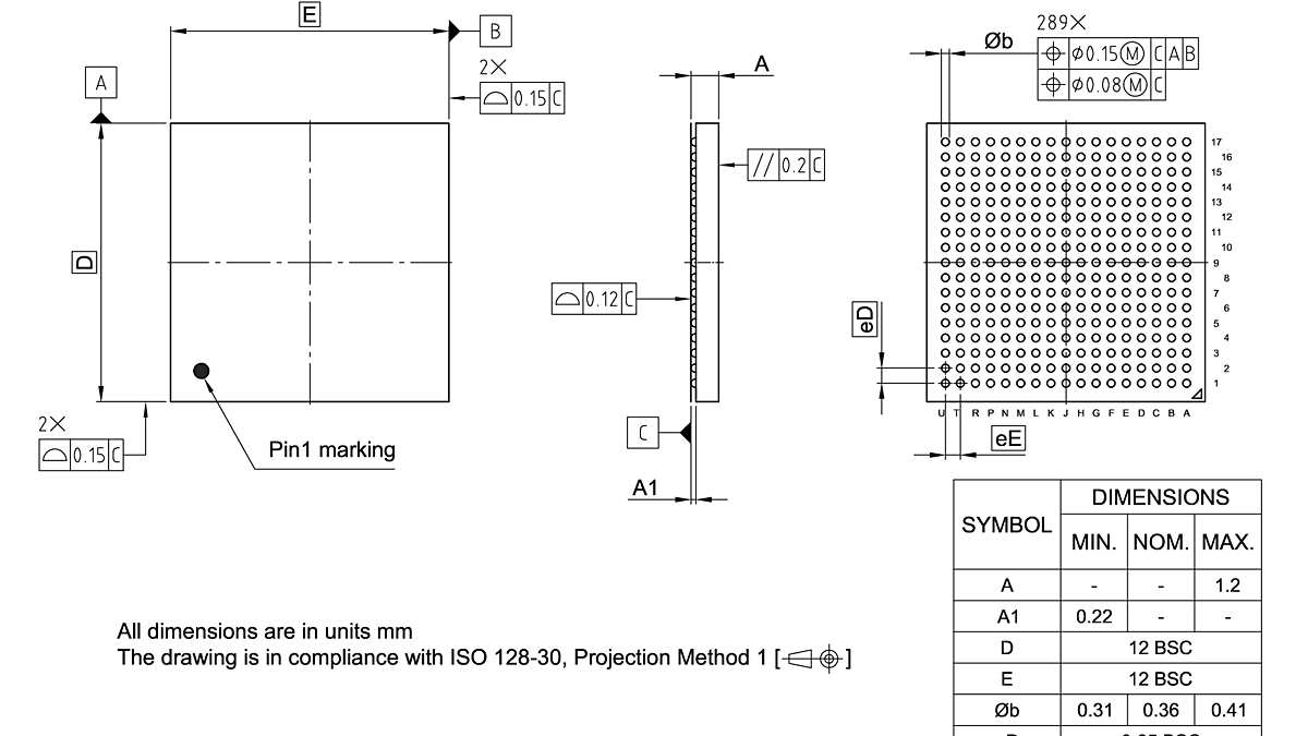PG-TF2BGA-289-800_Package Outline