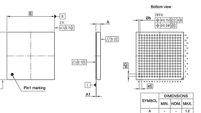 PG-TF2BGA-289-800_Package Outline